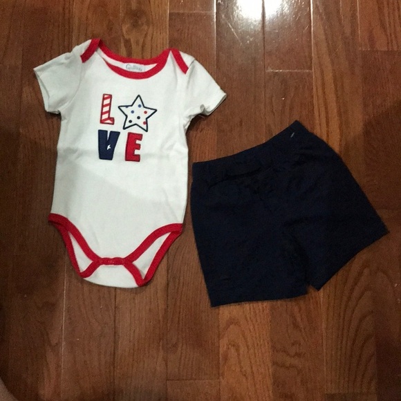Other - NWOT 12 mth onesie and shorts